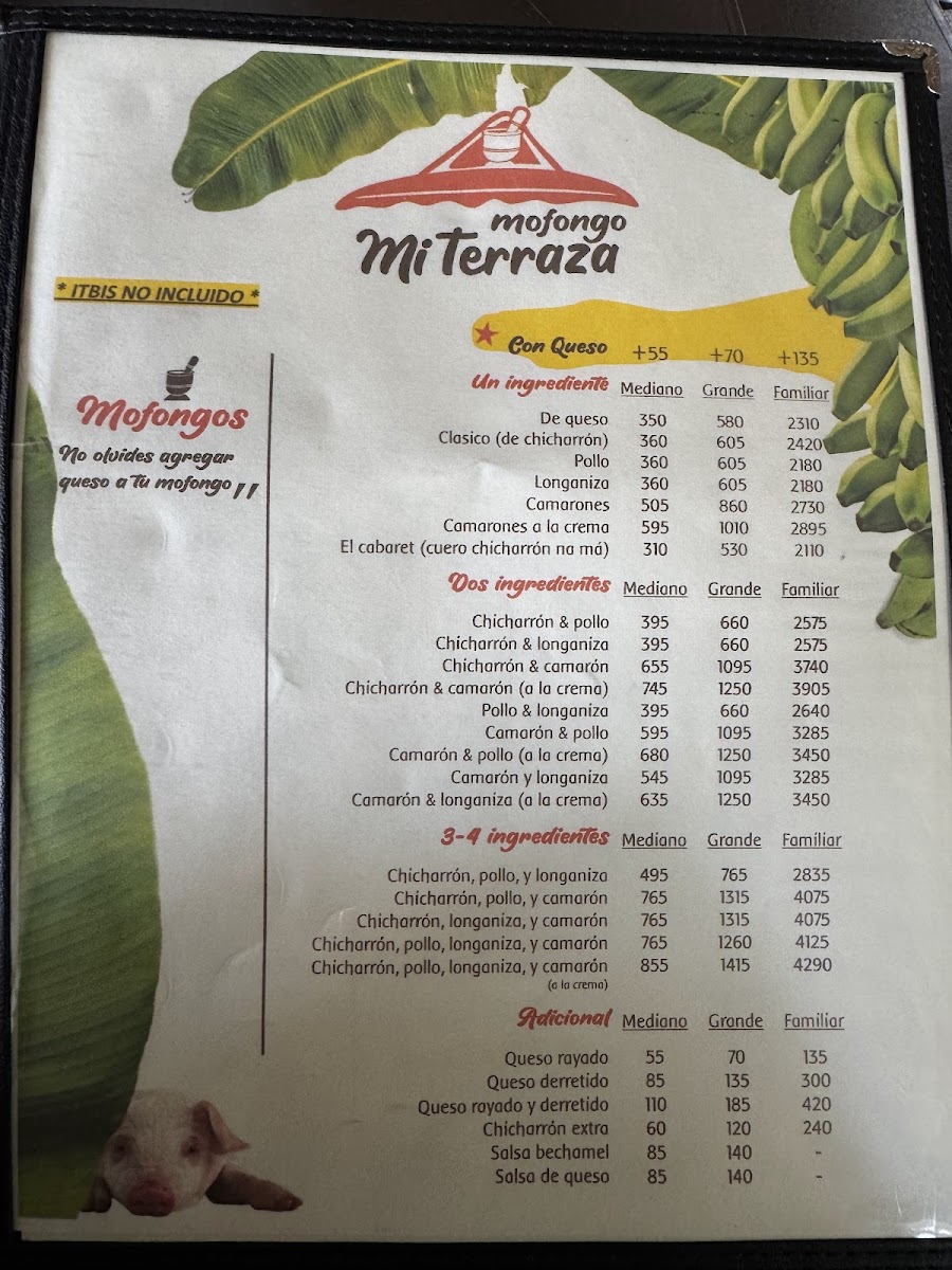 Menu Mofongo Mi Terraza - El Original-10