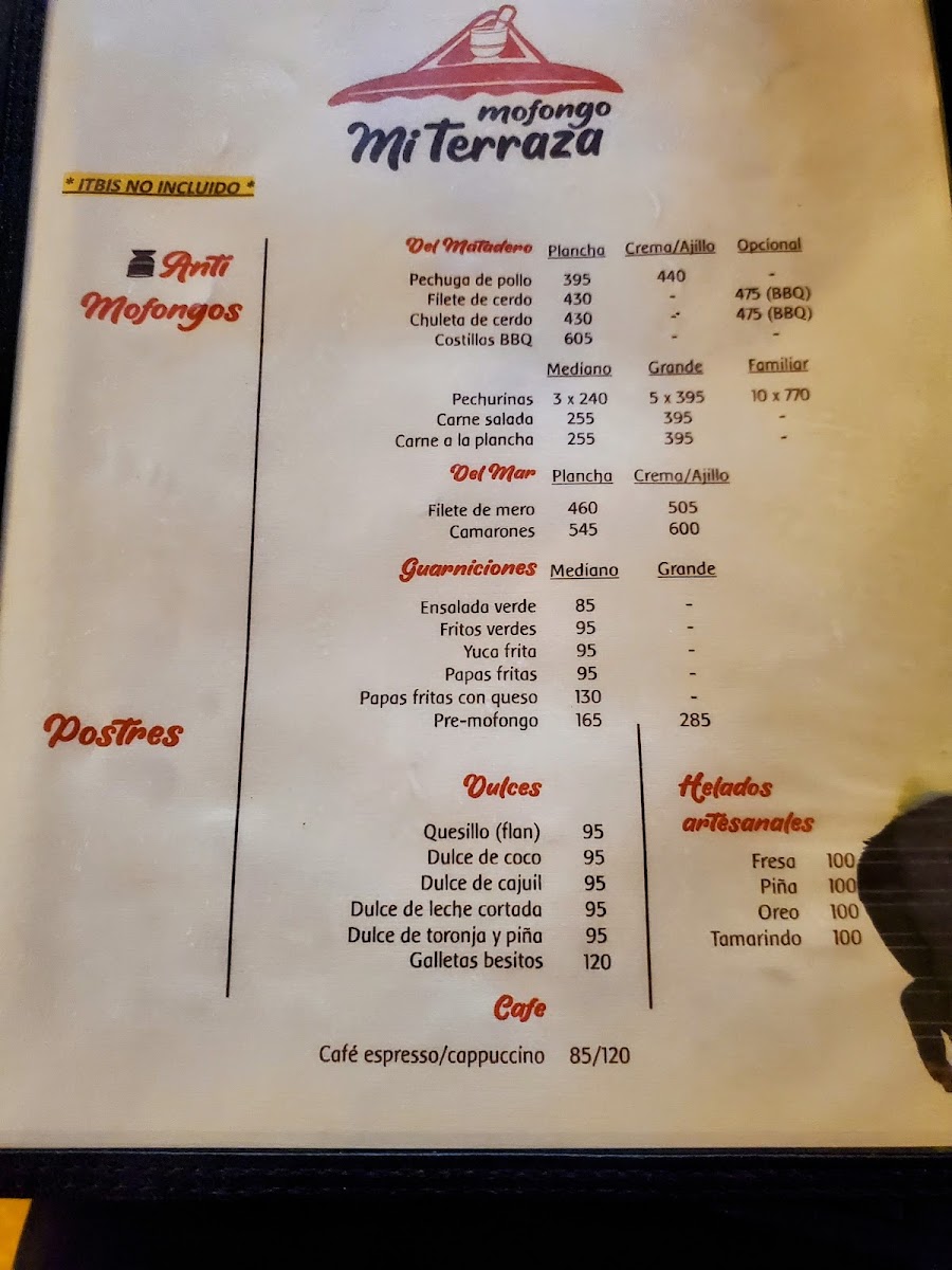 Menu Mofongo Mi Terraza - El Original-5